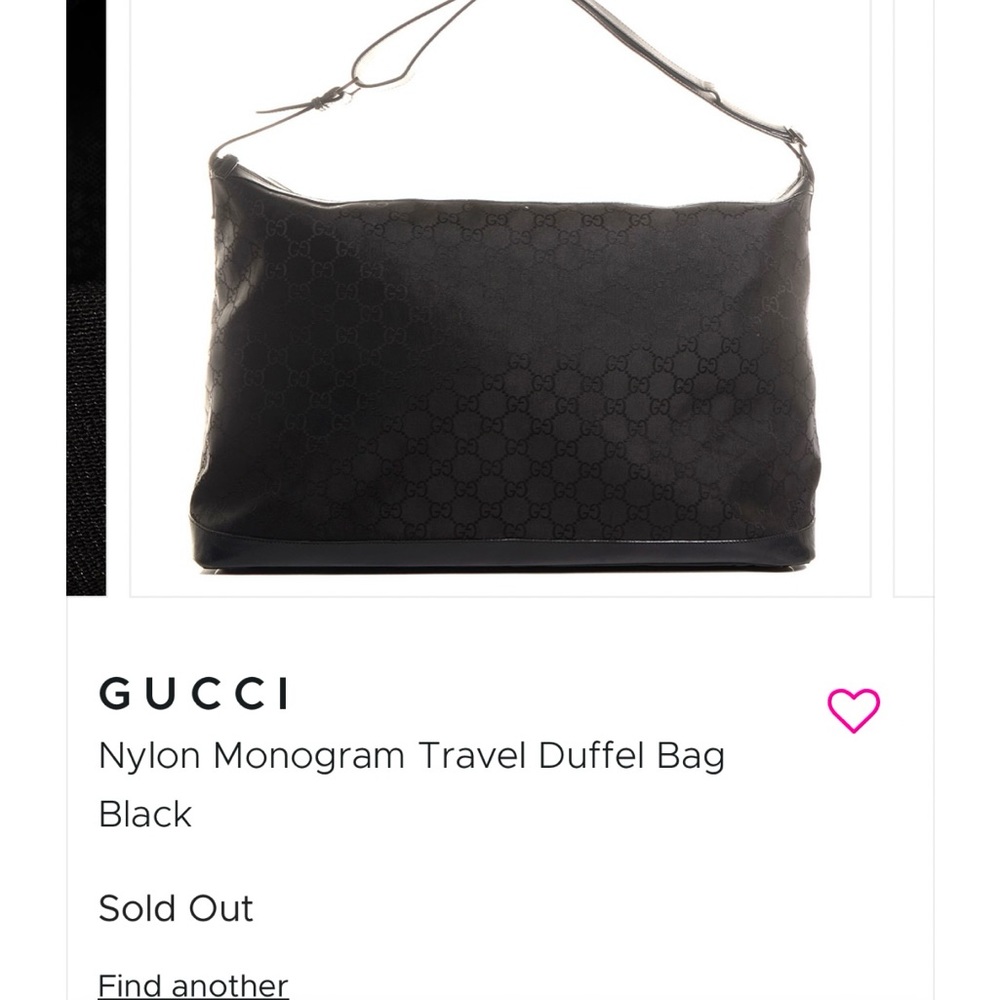 AUTHENTIC▪️Gucci Black Hobo Bag Sleek Minimalist Design